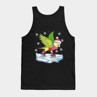 Ice Skating Pineapple Conure Tank Top